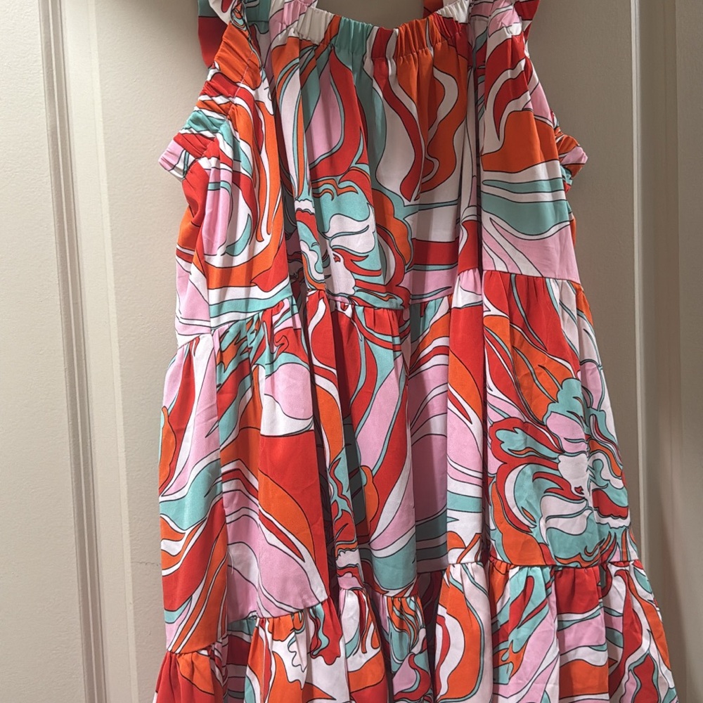 Colorful Sleeveless Dress